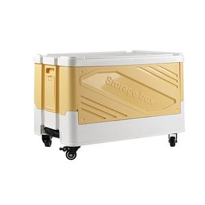 Car Foldable Storage Box With Wheels Folding Box Of Car Buckle Stretch Rod