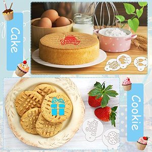 Nouveau Design 16 PCS PP En Plastique Modèle Personnalisé <span class=keywords><strong>Pas</strong></span> <span class=keywords><strong>Cher</strong></span> Gâteau Latte Art Café Pochoirs De Décoration Ensembles - Product Image 5
