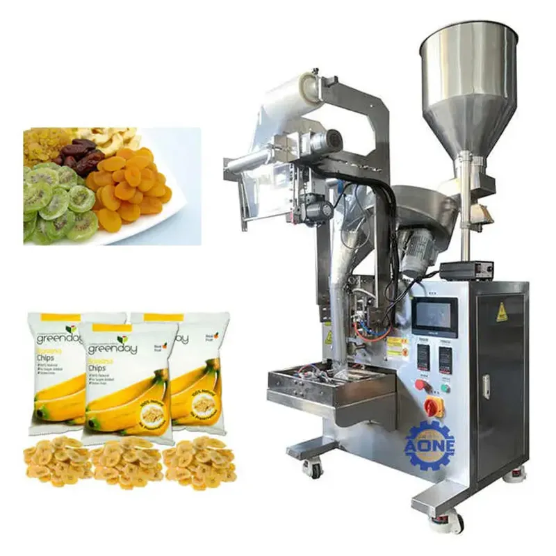 Boa Qualidade Automatic Sachet Plantains Chips Pouch Food Packaging Machine for Banana Chips