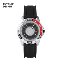 Reloj Magnético de Cuarzo Personalizado OEM de Alta Gama, Ecológico, con Dial de Puntero y Correa de Acero Inoxidable para Hombre, Venta al Por Mayor