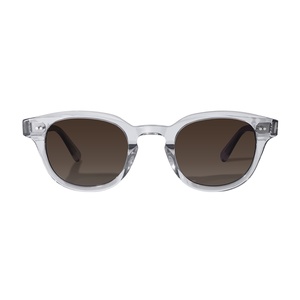 <span class=keywords><strong>Lunettes</strong></span> de soleil rondes en acétate gris à monture complète, best-seller en gros, UV400 - <span class=keywords><strong>Lunettes</strong></span> unisexes avec logo personnalisé - Product Image 4