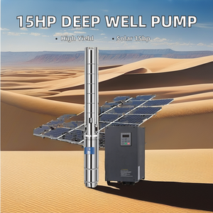 Bomba Sumergible Solar de Acero Inoxidable de 0.5HP para Pozos Profundos, Bomba Multietapa de Alto Voltaje para Riego Agrícola OEM - Product Image 3