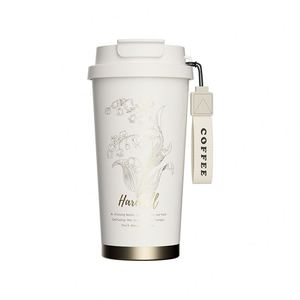 Taza de Café Portátil de Acero Inoxidable 316 Lily Valley, Taza de Doble Pared con Aislamiento al Vacío de Alta Calidad, Artículos Promocionales - Product Image 1