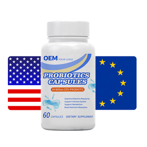 Cápsulas Probióticas Veganas, Suplemento para la Salud Intestinal, 100% a Base de Plantas, Cumple con las Normas de la UE, Etiquetado Personalizado, Empaque Apto para Veganos - Product Image 1