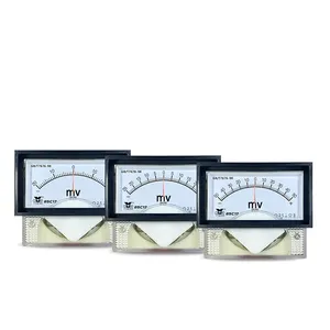 YT pozitif ve negatif millivoltmeter 20mv 25mv 50mv 75mv pointer çift yönlü metre 85C17 DC voltmetre