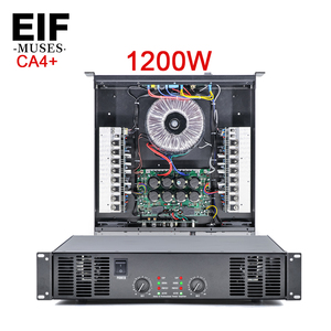 CA4+ 1200W 2 Channel Professional Power Amplifier Stereo Class AB Metal Rack Mount for Surround <b>Sound</b> Systems - Product Image 1