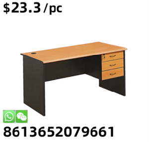 Fabricant chinois mobilier moderne ordinateur bureau poste de travail table coulissante avec roulettes - Product Image 1