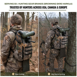 GAF Brush Tricot <strong>18L</strong> DWR Waterproof Camo Tactical Shooting Rucksack Gear Hunting Day Pack Bag <strong>Backpack</strong> with Gun Holder - Product Image 3
