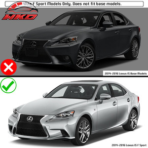 Para Lexus IS250 IS300 IS350 2014-2016 F Sport, Labio de Parachoques Delantero, PP Negro Mate, Kit de Carrocería de Alta Calidad - Product Image 6