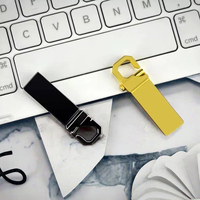 Clé USB haute vitesse, clé USB en métal, clé USB avec porte-clés, clé USB 4 Go 8 Go 16 Go 32 Go 64 Go 128 Go, clé USB personnalisée avec logo