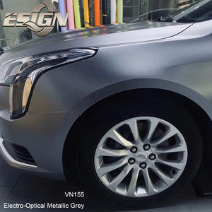 VN155 Self-Healing Car <b>Wrap</b> Film PVC Electro-Optical Vinyl Sticker in Metallic Grey UV & Anti-Scratch Color-Changing Function - Product Image 4