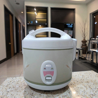 Cuisinière à riz électrique miniature en acier inoxydable de haute qualité, portable, pour usage extérieur et hôtelier, capacité de 1,1 à 2 L, maintien au chaud