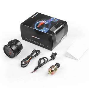 Manómetro de Presión de Aceite para Auto de Carreras de 12V, 52mm, Siete Colores, Motor Paso a Paso de Alta Velocidad, Piezas Eléctricas de Afinación, Instrumento Dedicado para Auto - Product Image 3