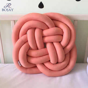 <span class=keywords><strong>Coussin</strong></span> créatif en forme de fleur pour la maison, décoration du canapé, avec nœud en <span class=keywords><strong>boule</strong></span> et panier lombaire, décoration pour la maison et pépinière - Product Image 2
