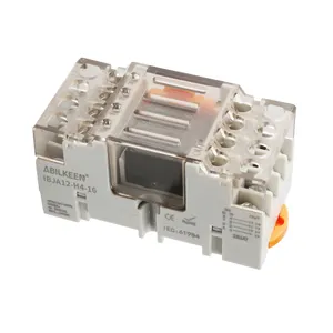 ABILKEEN slim compact size industrial timer relay Ag alloy interface universal relay box manufacturer power mo