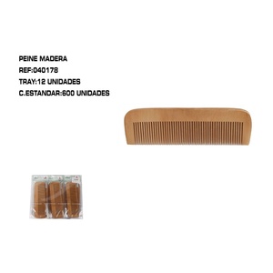 Pettine in legno 17 cm (12 unità)-accessori per lo Styling dei capelli - Product Image 1