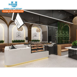 كوفي شوب حديث بتصميمات أفكار للبيع بالجملة مستلزمات كوفي شوب مقهى ومتجر عرض أثاث فاخر يُنفذ حسب الطلب كوفي شوب - Product Image 4