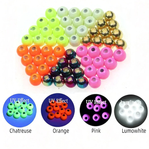 Perles de pêche en gros, perles rondes en tungstène colorées, matériel de montage de mouches, tête de perle pour <span class=keywords><strong>la</strong></span> pêche à <span class=keywords><strong>la</strong></span> mouche, plomb de pêche, boule de pêche - Product Image 5