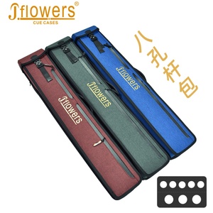 กระเป๋าใส่ไม้คิว Jflowers แบบ 3x4 พร้อมสายสะพายหลัง กระเป๋าใส่ไม้บิลเลียดนุ่มๆ สำหรับใส่ไม้คิว 3 ด้าม 4 หัวคิว และอุปกรณ์บิลเลียด - Product Image 2