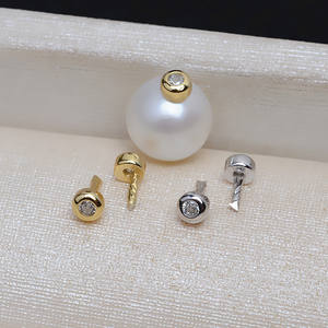 ลูกปัดเงินแท้ S925 รูปทรงตาปลา สีฟ้า-เขียว 5 ชิ้น อุปกรณ์ DIY ตกแต่งสไตล์บาโรก ลูกปัดเจาะรู ขนาด 3 มม. ตัวเชื่อมต่อ 1545 ปลั๊ก - Product Image 3