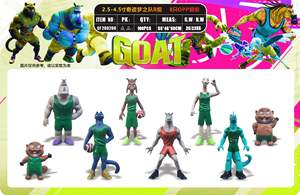 Figura de Anime de Baloncesto de la Serie <span class=keywords><strong>Miracle</strong></span> Dream Team Goat, Juguete Coleccionable, Decoración de Escritorio, Caja Misteriosa con Figuras de Acción - Product Image 4