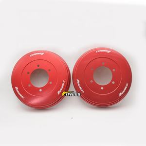 อุปกรณ์ตกแต่งรถยนต์ 4x4 แบบสากล 6x139.7 ฝาครอบดรัมเบรกหลังลายคาร์บอนไฟเบอร์ ฝาครอบดรัมอะลูมิเนียม - Product Image 4