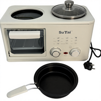 Machine à petit-déjeuner multifonctionnelle pratique 4 en 1 pour la maison et la cuisine, vente chaude en usine, pour faire des steaks frits et du café