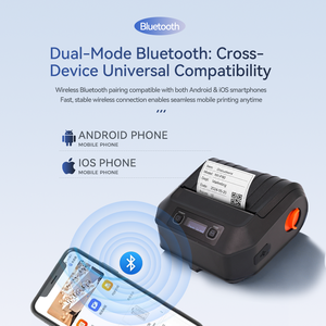 Máy in nhãn nhiệt di động SR-J380, máy tạo nhãn vận chuyển 3 inch, kết nối BT, USB, WiFi cho Android, IOS, <span class=keywords><strong>Windows</strong></span> - Product Image 2