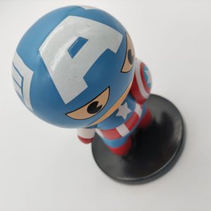 Nuevo diseño <span class=keywords><strong>Steve</strong></span> Rogers figura de acción estatua lindo diseño de dibujos animados 3D figuras de personajes de resina personalizados - Product Image 5