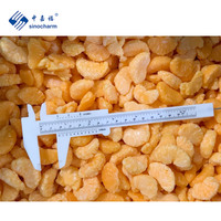 Sinocharm BRC-A de produit 4 étoiles prix d'usine en vrac 10Kg oranges jaunes naturelles pelées fruits IQF orange mandarine congelée pour jus