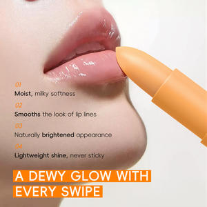 Baume à lèvres à <span class=keywords><strong>la</strong></span> vitamine C LAIKOU 3,5 g Hydratant Anti-sécheresse Anti-fissures Éclaircissant les ridules des lèvres Baume à lèvres hydratant au beurre de karité - Product Image 3