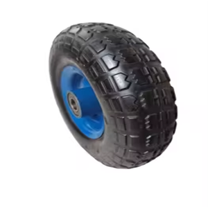 Roue en caoutchouc solide de 10*3.50-4 pouces bon marché et durable avec rayon en métal pour chariots à outils de camion à main de brouette - Product Image 6