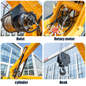 Grúa Araña Hengwang de 10 Toneladas con Control Remoto, Pluma Telescópica Precisa para Instalación de Estructuras de Acero, Mini Grúa HW-1000 - Product Image 4