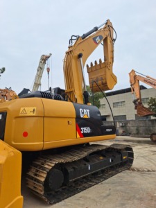 Excavadora de cadenas Caterpillar 315D2 usada original japonesa, excavadora Cat 312D en venta - Product Image 4