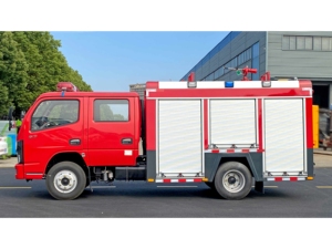 Camion de lutte contre l'incendie polyvalent Dongfeng 4X2 3000L à eau et mousse pour les interventions d'urgence des communes et des usines - Product Image 3
