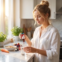 Complément alimentaire aux gouttes de piment de Cayenne, fruit d'aubépine, vitamine D3 K2, betterave, curcuma, cannelle de Ceylan - 60 ml pour les végétariens