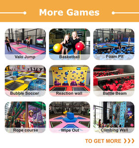 <span class=keywords><strong>Trampoline</strong></span> professionnel personnalisé jeu intérieur parc <span class=keywords><strong>de</strong></span> saut enfants <span class=keywords><strong>Trampoline</strong></span> <span class=keywords><strong>Fitness</strong></span> avec parcours Ninja - Product Image 6