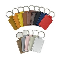 Porte-clés en cuir PU, cordon, pendentif, cadeau, gravure au laser, logo personnalisé