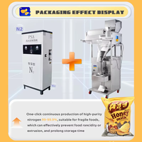 Machine d'Emballage Verticale Entièrement Automatique pour Chips de Pomme de Terre avec Azote, Machine de Remplissage et d'Emballage pour Chips de Banane et Plantain