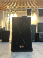 Haut-parleur professionnel RX-15 amélioré SRX715 avec impédance de 4 ohms, construction métallique pour la maison, l'église, les fêtes, le karaoké, la scène, les concerts