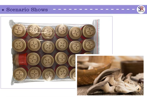 Bonne ténacité et unité de capuchon et d'anneau durable avec filtre respirant pour l'étanchéité des sacs de culture de champignons - Product Image 4