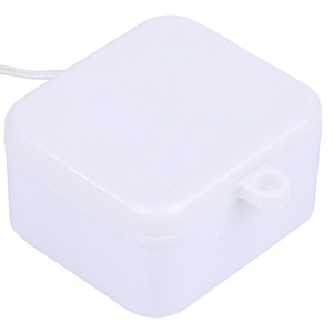 Boîte à musique minimaliste en plastique blanc à cordon, télécommandée, avec mouvement musical et chansons de Noël, <span class=keywords><strong>best</strong></span>-seller transfrontalier - Product Image 3