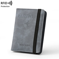 Portefeuille de luxe pour passeport et cartes, personnalisable avec logo, fabriqué en usine