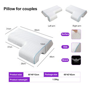 Coppia cuscino di sonno braccio di protezione da intorpidimento Memory Foam eco-friendly High-end cuscino di fabbrica all'ingrosso personalizzato - Product Image 4