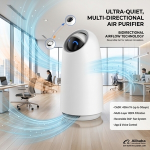 Purificateur d'<span class=keywords><strong>air</strong></span> auxiliaire HERO, filtre à <span class=keywords><strong>air</strong></span> intelligent compact pour la maison, pour la gestion de l'IAQ des systèmes HVAC - Product Image 3