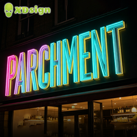 Enseigne lumineuse LED personnalisée en acrylique 3D effet abysse infini, étanche IPx7 pour publicité extérieure et décoration