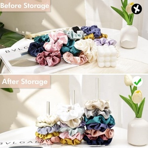 Porte-chouchou support acrylique Scrunchy affichage clair cheveux cravate accessoires organisateur <span class=keywords><strong>pour</strong></span> adolescentes clair porte-queue de cheval - Product Image 5