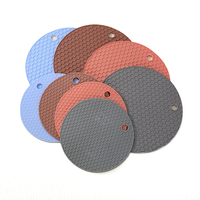 Tapis de cuisson en silicone de 6,5 mm d'épaisseur, résistant à la chaleur pour plats chauds et casseroles, dessous de plat antidérapant sans BPA pour comptoir de cuisine