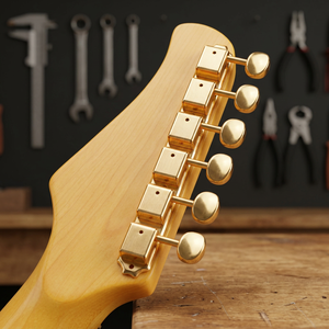 Guitarra eléctrica E64BB 6 afinadores de placa hechos en Corea piezas y accesorios de guitarra - Product Image 3