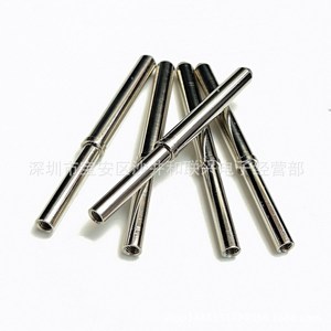 Goupilles de centrage GP-2T, longueur 58 mm, tête cylindrique filetée M3, finition brillante, usage général - Product Image 1